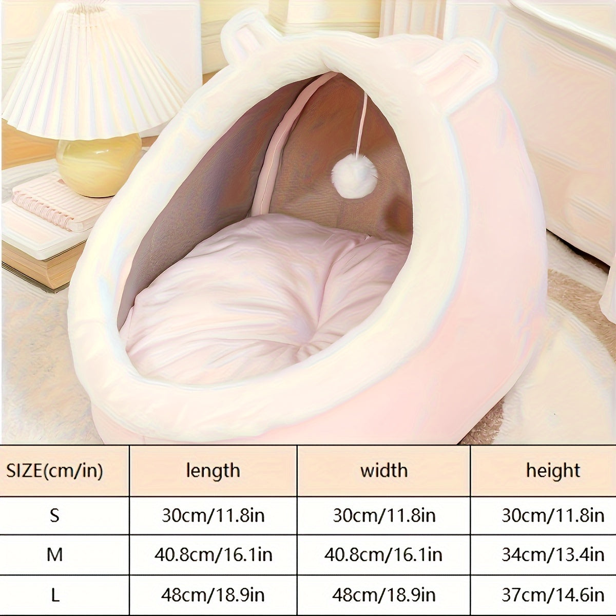 Soft Comfort Cat Cave Bed
