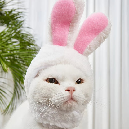 Adorable Rabbit Cat Headgear for Small Dogs & Cats