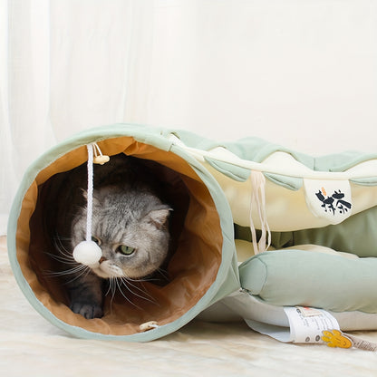 Feline Fun Tunnel - Cat Houses & Condos with Durable, Lightweight, Collapsible Design